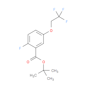 tert-butyl 2-fluoro-5-(2,2,2-trifluoroethoxy)benzoate
