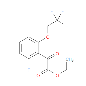 ethyl 2-(2-fluoro-6-(2,2,2-trifluoroethoxy)phenyl)-2-oxoacetate
