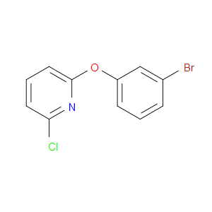 Pyridine, 2-(3-bromophenoxy)-6-chloro-