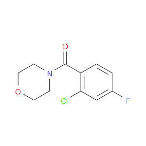 (2-Chloro-4-fluorophenyl)(morpholino)methanone