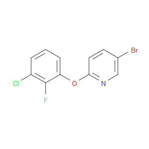 Pyridine, 5-bromo-2-(3-chloro-2-fluorophenoxy)-