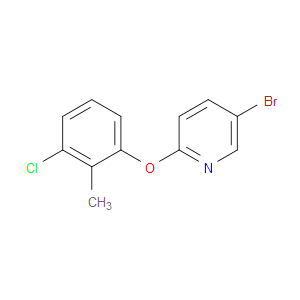 Pyridine, 5-bromo-2-(3-chloro-2-methylphenoxy)-