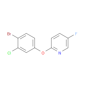 2-(4-Bromo-3-chlorophenoxy)-5-fluoropyridine