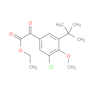 ethyl 2-(3-(tert-butyl)-5-chloro-4-methoxyphenyl)-2-oxoacetate