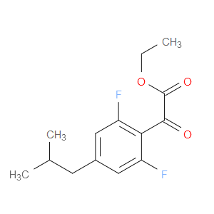 ethyl 2-(2,6-difluoro-4-isobutylphenyl)-2-oxoacetate