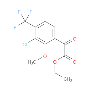 ethyl 2-(3-chloro-2-methoxy-4-(trifluoromethyl)phenyl)-2-oxoacetate