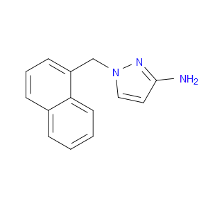 1-(1-Naphthalenylmethyl)-1H-pyrazol-3-amine