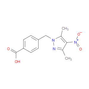 4-((3,5-dimethyl-4-nitro-1H-pyrazol-1-yl)methyl)benzoic acid