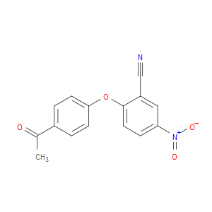 2-(4-acetylphenoxy)-5-nitrobenzonitrile