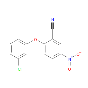 2-(3-chlorophenoxy)-5-nitrobenzonitrile
