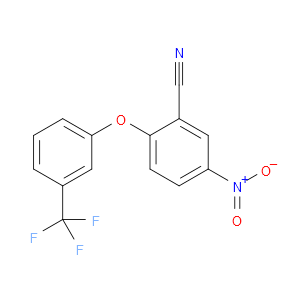 5-nitro-2-(3-(trifluoromethyl)phenoxy)benzonitrile