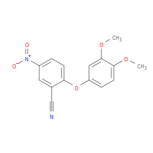 2-(3,4-dimethoxyphenoxy)-5-nitrobenzonitrile