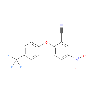 5-nitro-2-(4-(trifluoromethyl)phenoxy)benzonitrile