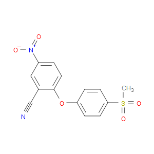 2-(4-(methylsulfonyl)phenoxy)-5-nitrobenzonitrile
