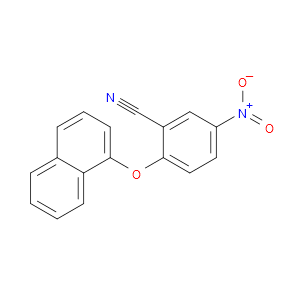 2-(naphthalen-1-yloxy)-5-nitrobenzonitrile
