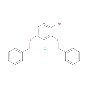 (((4-Bromo-2-chloro-1,3-phenylene)bis(oxy))bis(methylene))dibenzene