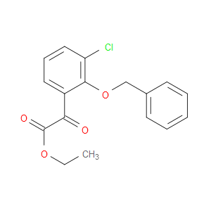 ethyl 2-(2-(benzyloxy)-3-chlorophenyl)-2-oxoacetate