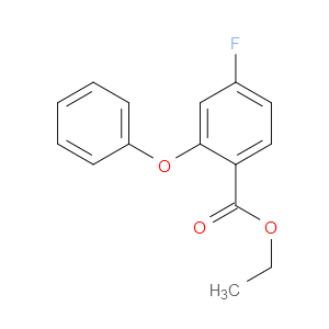 Benzoic acid, 4-fluoro-2-phenoxy-, ethyl ester