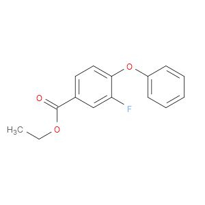 Benzoic acid, 3-fluoro-4-phenoxy-, ethyl ester