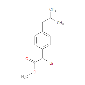 Methyl α-bromo-4-(2-methylpropyl)benzeneacetate