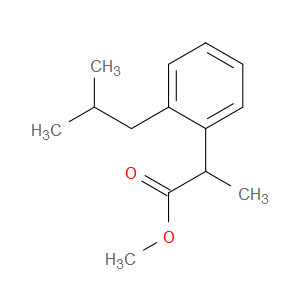 Methyl α-methyl-2-(2-methylpropyl)benzeneacetate