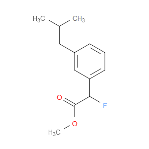 Methyl α-fluoro-3-(2-methylpropyl)benzeneacetate