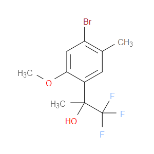 Benzenemethanol, 4-bromo-2-methoxy-α,5-dimethyl-α-(trifluoromethyl)-