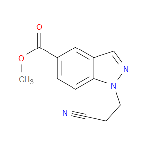 Methyl 1-(2-cyanoethyl)-1H-indazole-5-carboxylate