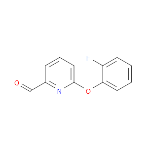6-(2-Fluorophenoxy)-2-pyridinecarboxaldehyde