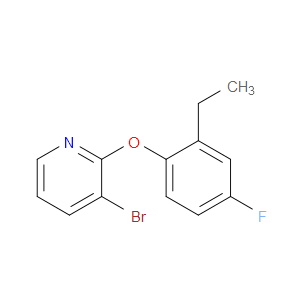 Pyridine, 3-bromo-2-(2-ethyl-4-fluorophenoxy)-