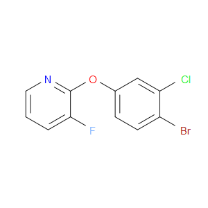2-(4-Bromo-3-chlorophenoxy)-3-fluoropyridine