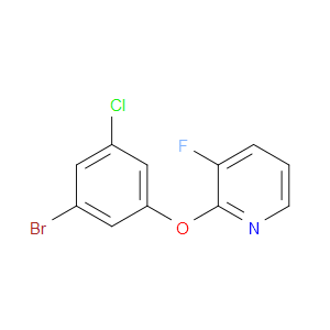 2-(3-Bromo-5-chlorophenoxy)-3-fluoropyridine