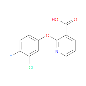 2-(3-Chloro-4-fluorophenoxy)nicotinic acid