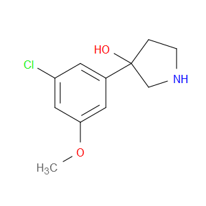 3-(3-Chloro-5-methoxyphenyl)-3-pyrrolidinol