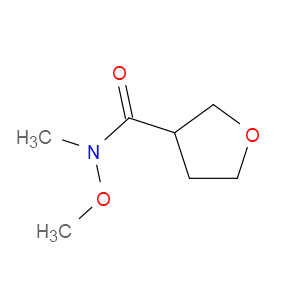 N-methoxy-N-methyltetrahydrofuran-3-carboxamide