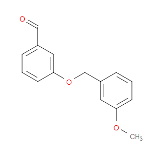 3-((3-Methoxybenzyl)oxy)benzaldehyde