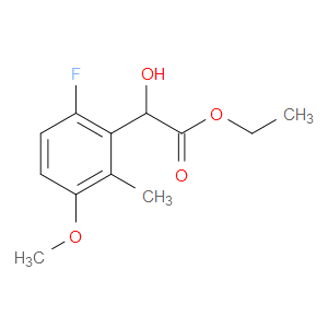 Ethyl 6-fluoro-α-hydroxy-3-methoxy-2-methylbenzeneacetate