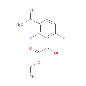 Ethyl 2,6-difluoro-α-hydroxy-3-(1-methylethyl)benzeneacetate