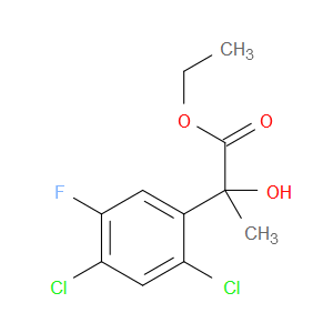 Ethyl 2,4-dichloro-5-fluoro-α-hydroxy-α-methylbenzeneacetate