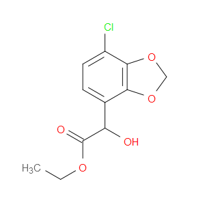 Ethyl 7-chloro-α-hydroxy-1,3-benzodioxole-4-acetate