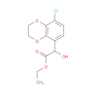 Ethyl 8-chloro-2,3-dihydro-α-hydroxy-1,4-benzodioxin-5-acetate