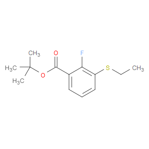 tert-butyl 3-(ethylthio)-2-fluorobenzoate