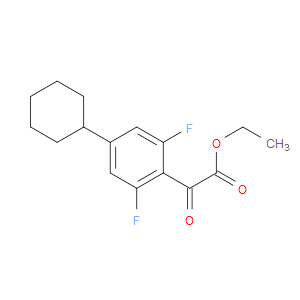 ethyl 2-(4-cyclohexyl-2,6-difluorophenyl)-2-oxoacetate