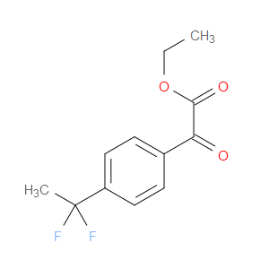 ethyl 2-(4-(1,1-difluoroethyl)phenyl)-2-oxoacetate