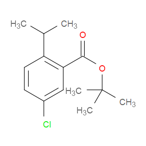 tert-butyl 5-chloro-2-isopropylbenzoate