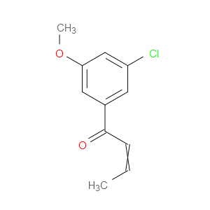 1-(3-Chloro-5-methoxyphenyl)-2-buten-1-one