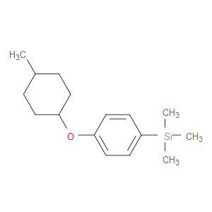trimethyl(4-((4-methylcyclohexyl)oxy)phenyl)silane