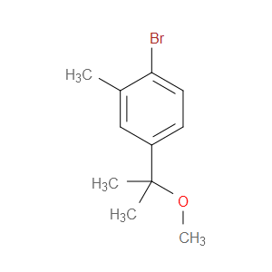 Benzene, 1-bromo-4-(1-methoxy-1-methylethyl)-2-methyl-