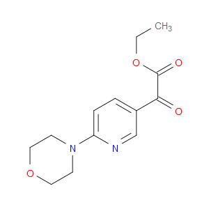 ethyl 2-(6-morpholinopyridin-3-yl)-2-oxoacetate
