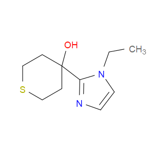 4-(1-Ethyl-1H-imidazol-2-yl)tetrahydro-2H-thiopyran-4-ol